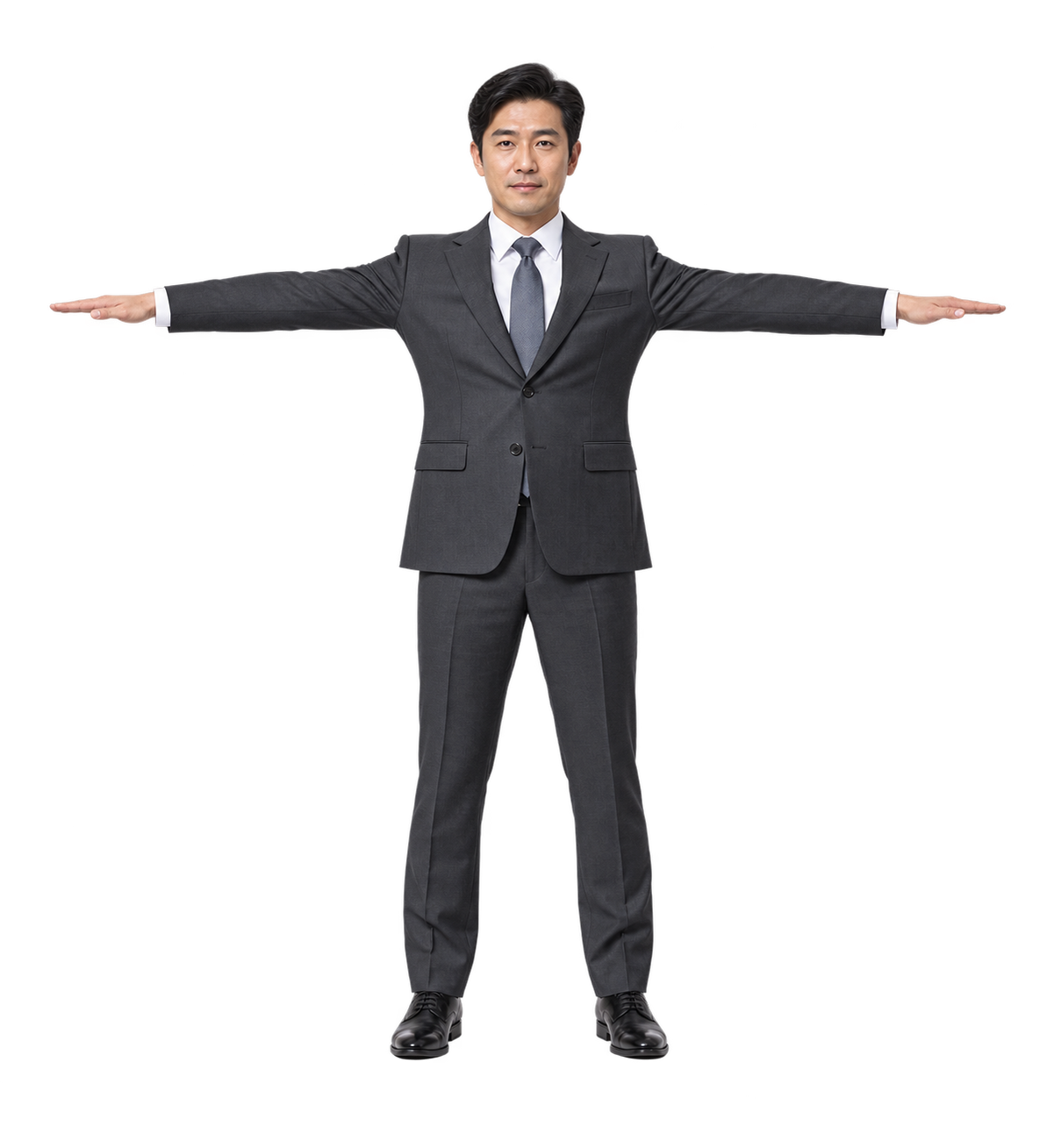 Tailored Charcoal Keynote Suit — Open Source Developers Congress